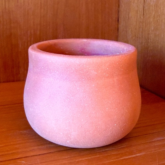Rose Grown Goddessware Terracotta Boob Planter - Picture 2 of 4